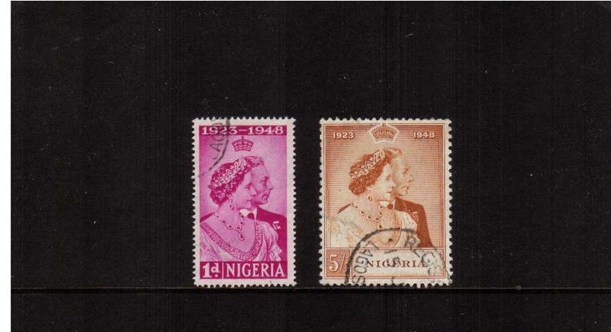 The Royal Silver Wedding set of two superb fine used.<br/><b>SEARCH CODE: 1948RSW</b>