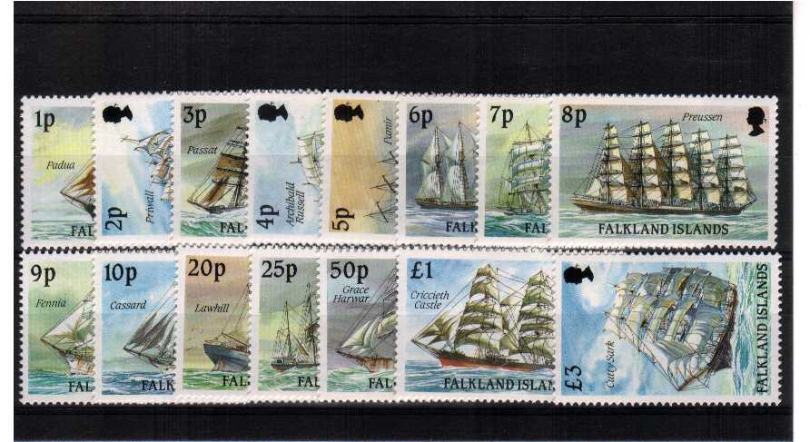 superb unmounted mint set of 15 to the 3 value, the 5 was issued later