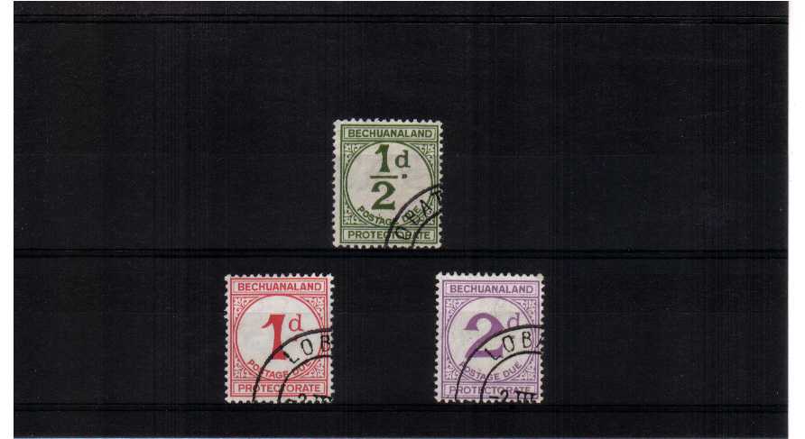 A superb fine used set of three.<br/><b>QQG</b>