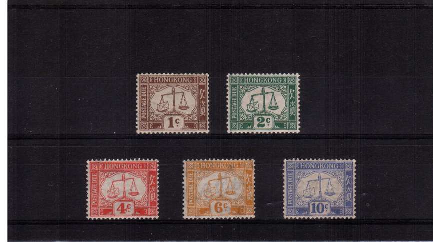 A good mounted mint set of five<br/><b>QQIG</b>