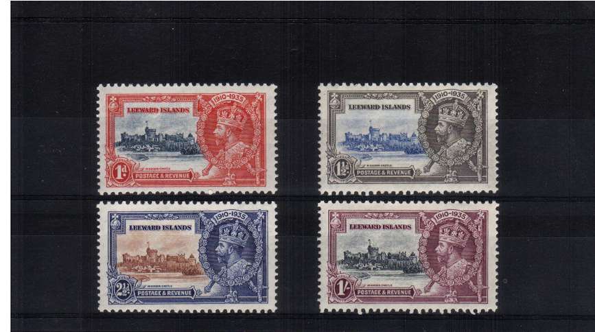 Silver Jubilee set of four superb unmounted mint.<br/><b>SEARCH CODE: 1935JUBILEE</b><br/><b>QQW</b>