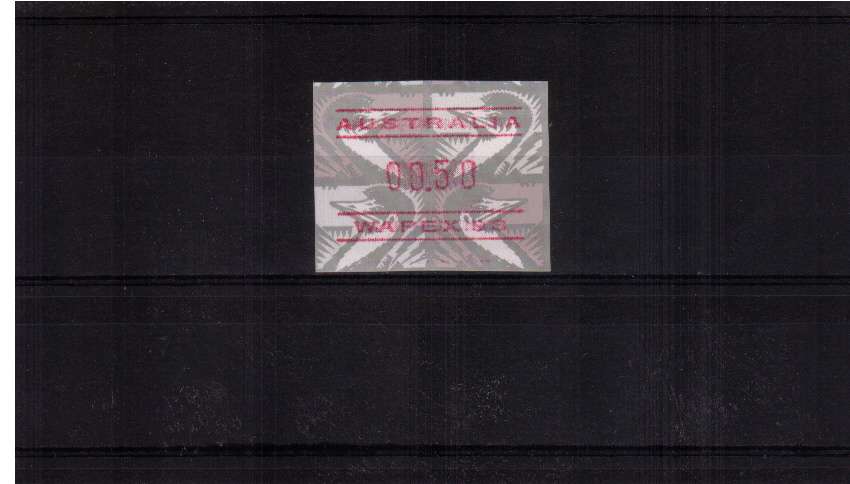50c FRAMA single with WAPEX commemorative overprint superb unmounted mint<br/>Issue Date: 22 SEPT 1993