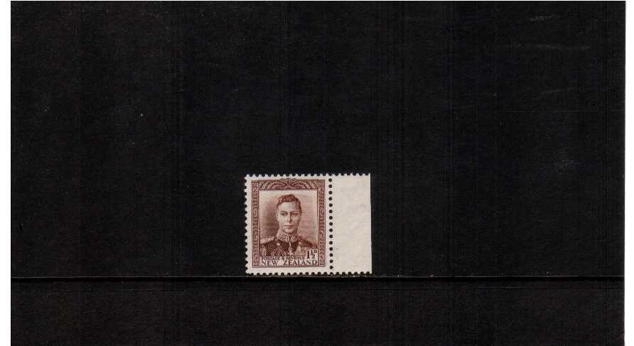 superb unmounted mint marginal single