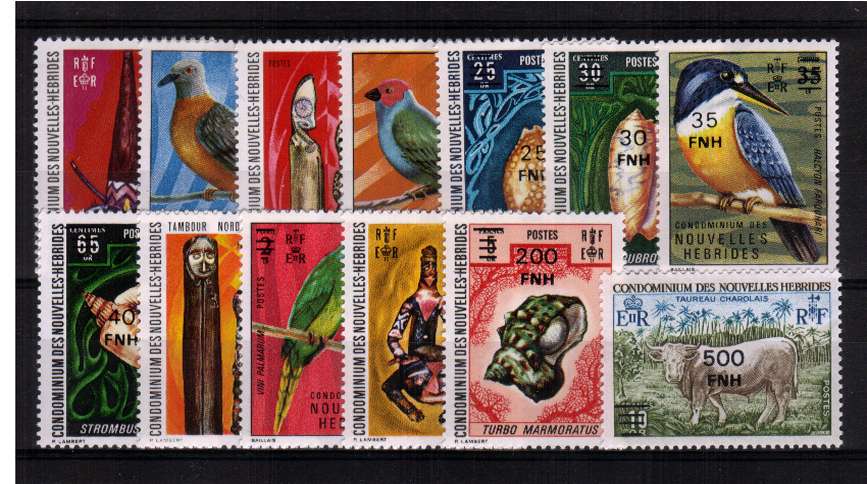 The overprint set of thirteen superb unmounted mint.
<br/><b>QHQ</b>