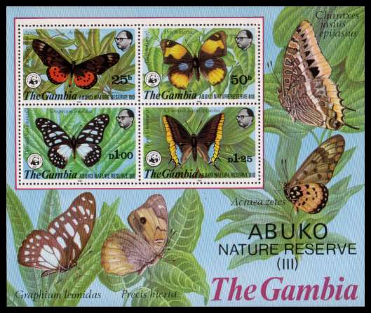 WWF - Butterflies minisheet superb unmounted mint

<br/><b>QHQ</b>