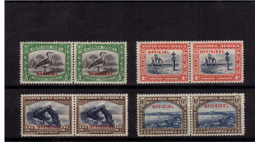 A superb unmounted mint set of four Officials.<br/><b>QDX</b>
