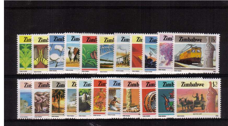 A superb unmounted mint set of twenty-two
<br/><b>QQT</b>