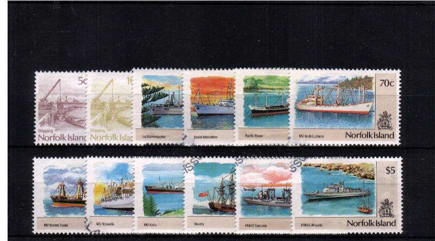 Ships - A superb fine used set of twelve.
<br/><b>QQT</b>