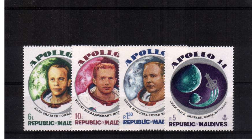 Space Flight of Apollo 14 set of four.<br/><b>QQT</b>