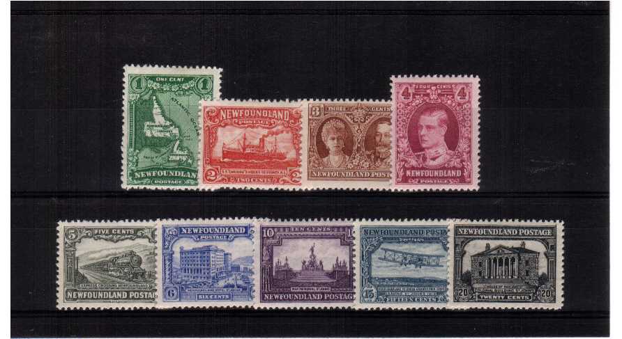 A very fine lightly mounted mint (1st hinge) set of nine.  <br><b>ZKS</b>