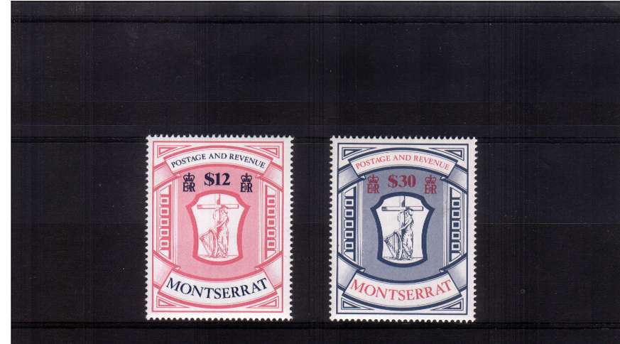 ''Arms'' High Value set of two superb unmounted mint. Seldom seen set!
<br/><b>QZQ</b>