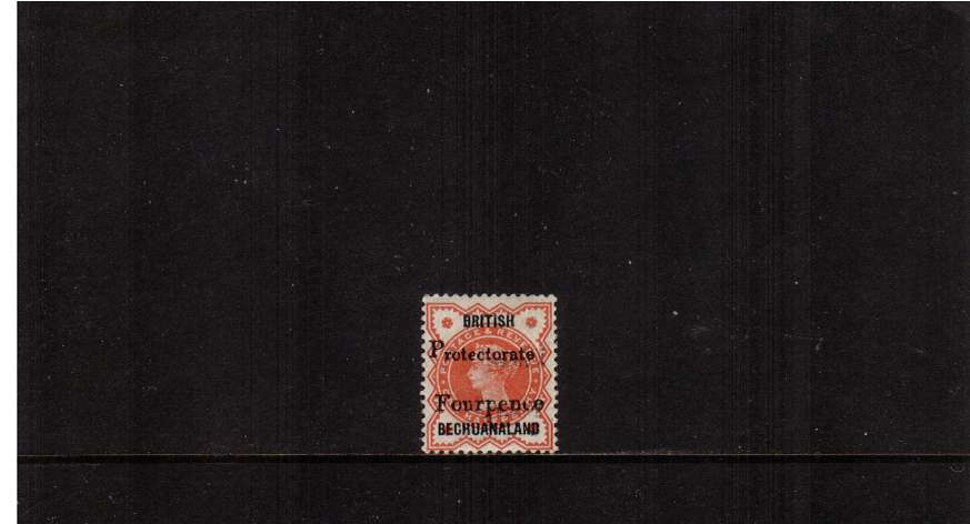 4d on d Vermilion lightly mounted mint. 
<br/><b>ZQA</b>