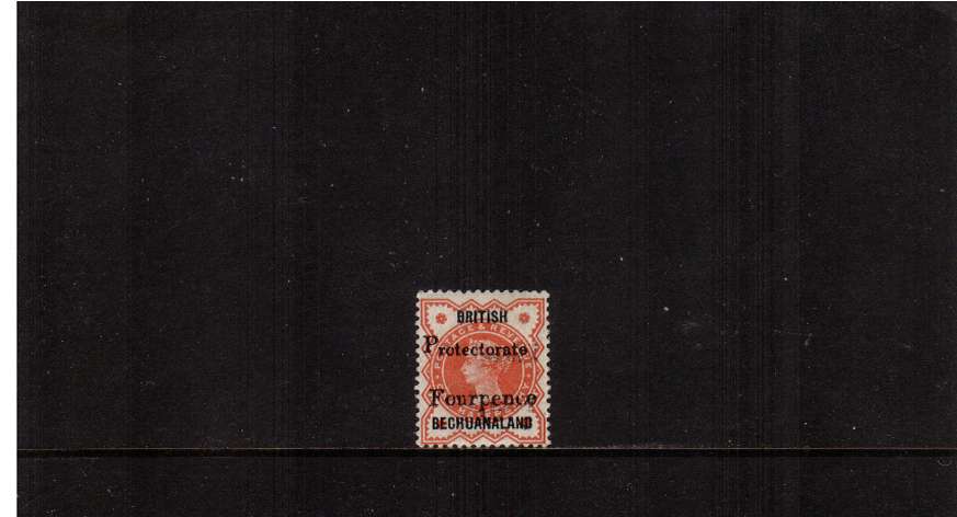 4d on d Vermilion lightly mounted mint. 
<br/><b>ZQA</b>