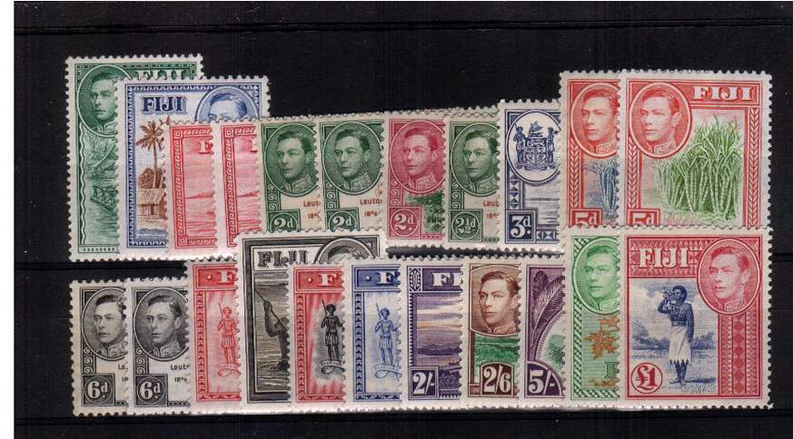 Complete set of twenty-two superb unmounted mint.<br/>A difficult set to find complete so fine!!<br/><b>QCX</b>