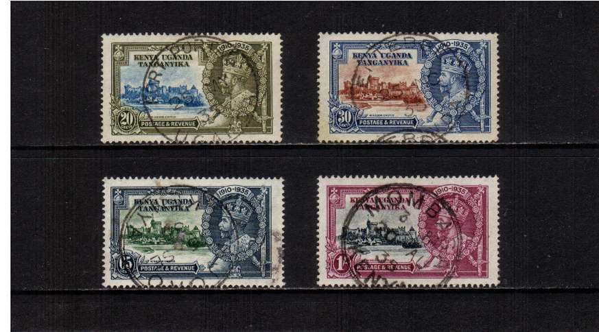 Silver Jubilee set of four superb fine used.
<br/><b>SEARCH CODE: 1935JUBILEE</b><br><b>QQW</b>