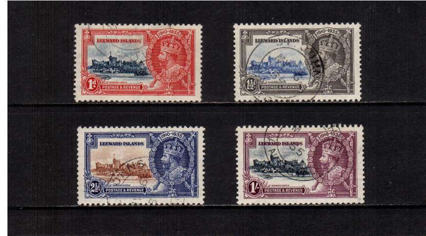 Silver Jubilee set of four superb fine used.
<br/><b>SEARCH CODE: 1935JUBILEE</b>