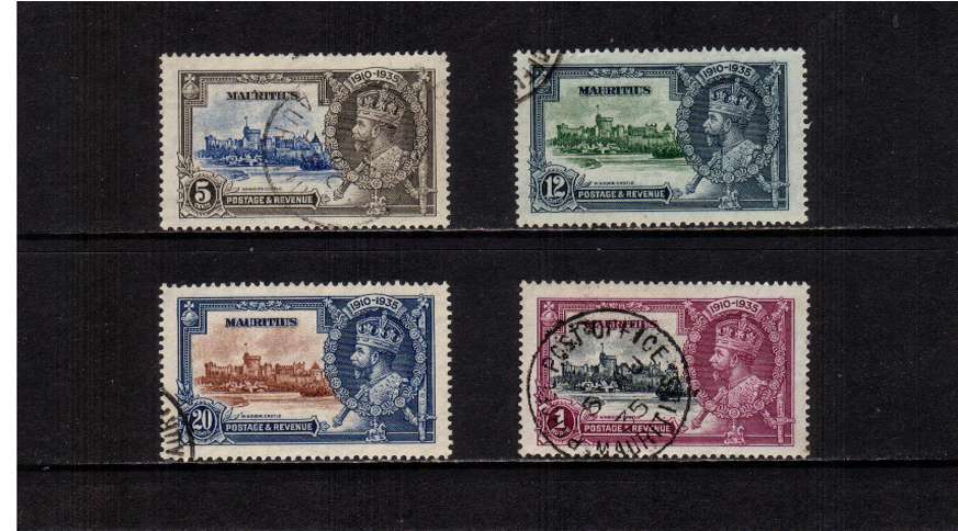 Silver Jubilee set of four superb fine used.
<br/><b>SEARCH CODE: 1935JUBILEE</b>