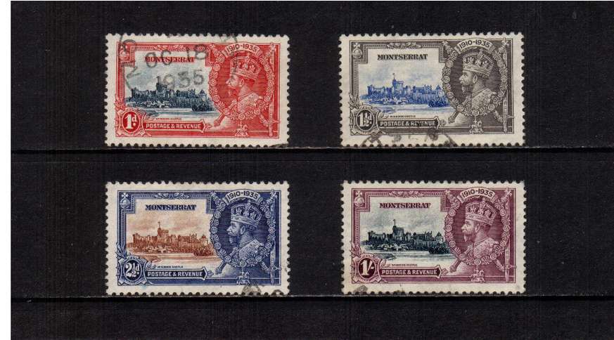 Silver Jubilee set of four superb fine used.
<br/><b>SEARCH CODE: 1935JUBILEE</b><br><b>ZHZ</b>