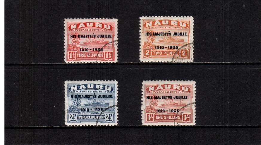 Silver Jubilee set of four superb fine used.
<br/><b>SEARCH CODE: 1935JUBILEE</b><br/><b>ZKM</b>