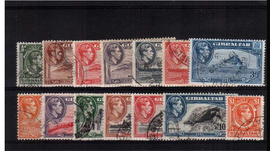 A superb fine used set of fourteen
<br/><b>ZQJ</b>