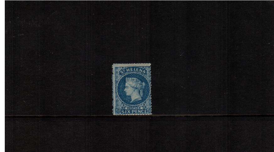 6d Blue with Rough Perforation 14-16. A good lightly mounted mint stamp with full gum and usual centering.
<br/><b>ZQG</b>