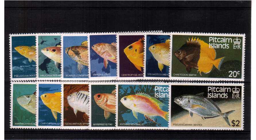 Fish - Superb unmounted mint set of thirteen.<br><b>ZKP</b>