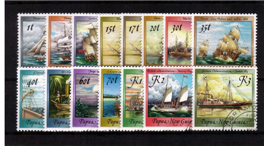 Ships - A superb fine used set of fifteen.