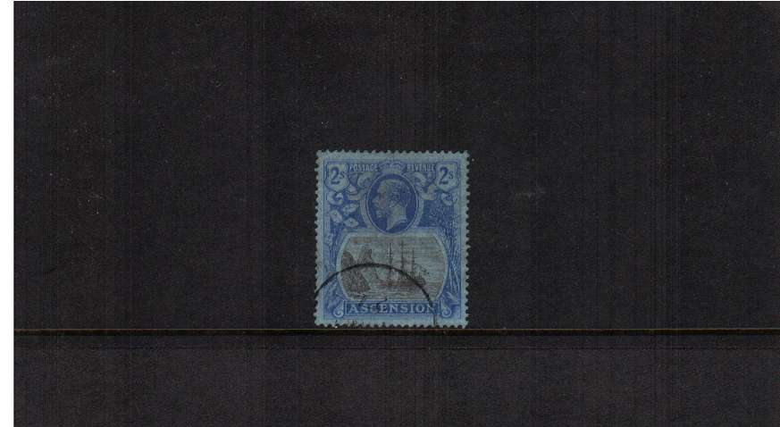 2/- Grey-Black and Blue on Blue definitive single superb fine used.
<br/><b>ZQP</b>