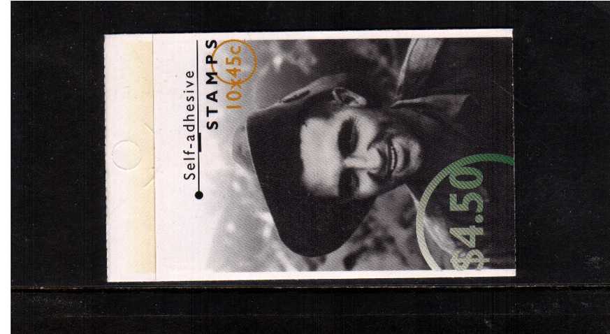 $4.50 Australian Second World War Heroes complete booklet