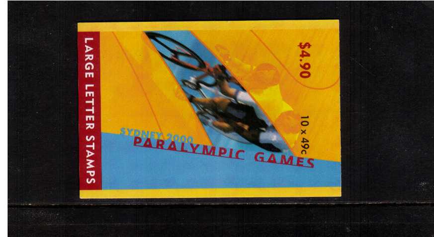 $4.90 Paralympic Games, Sydney complete booklet