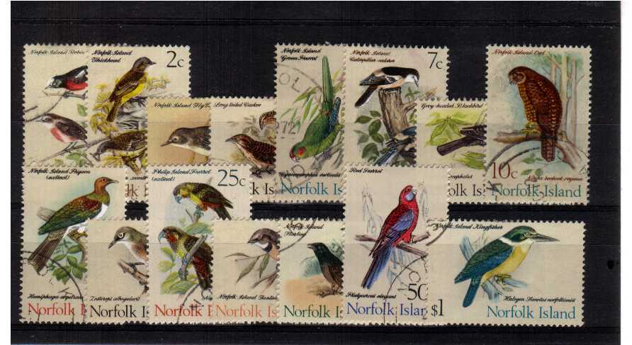 Superb fine used set of fifteen.