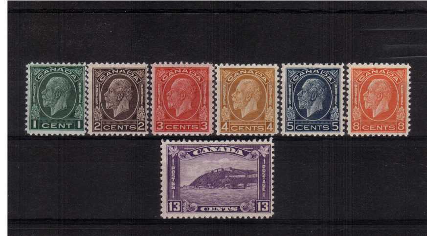 A superb unmounted mint set of seven.
<br/><b>ZQT</b>