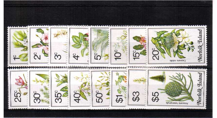 Superb unmounted mint set of sixteen.