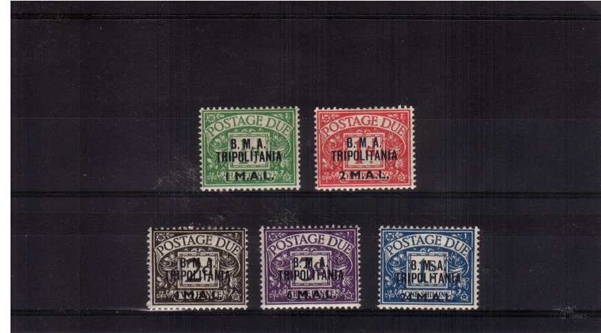 Postage Due fine unmounted mint set of five
<br/><b>ZQK</b>