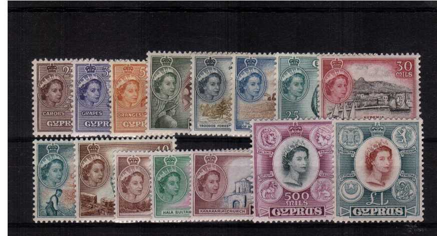 A superb unmounted mint set of fifteen.<br/><b>QQV</b>