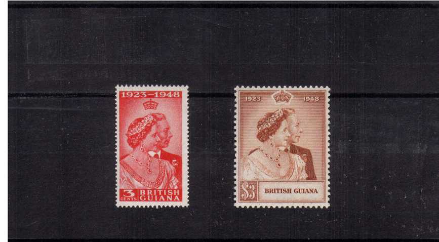 The 1948 Royal Silver Wedding set of two superb unmounted mint.
<br/><b>SEARCH CODE: 1948RSW</b><br/><b>QQU</b>