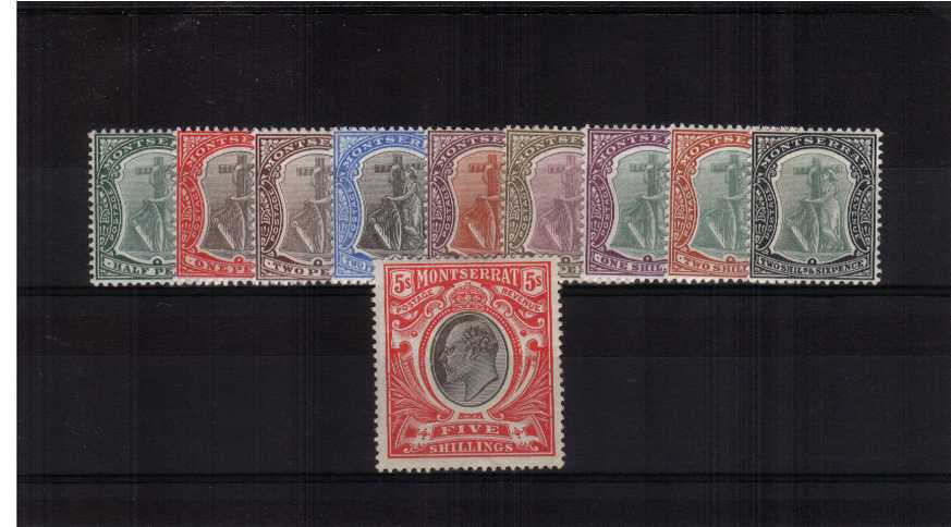 A fine, fresh lightly mounted mint set of ten 
<br/><b>AQE</b>