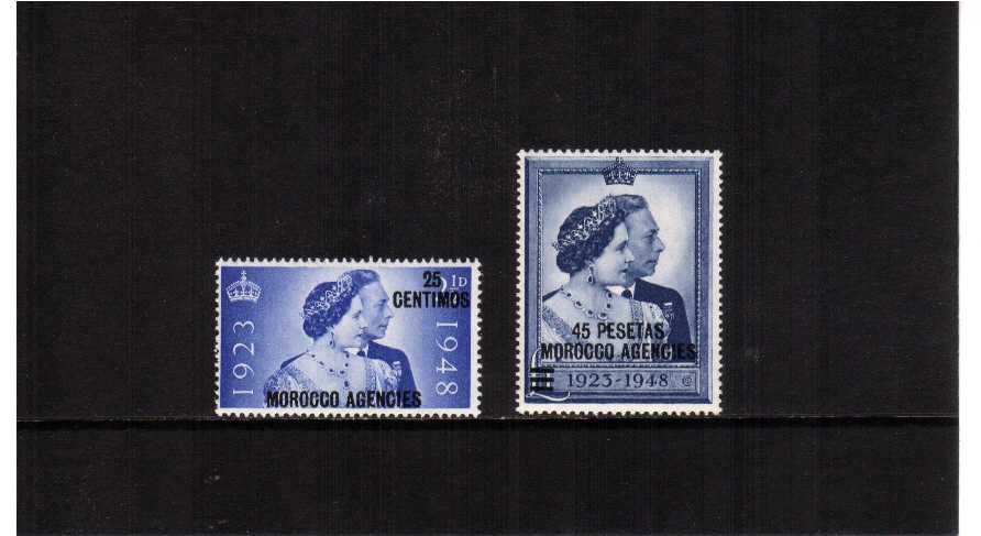 the 1948 Royal Silver Wedding set of two superb unmounted mint.<br/><b>SEARCH CODE: 1948RSW</b><br/><b>QPA</b>