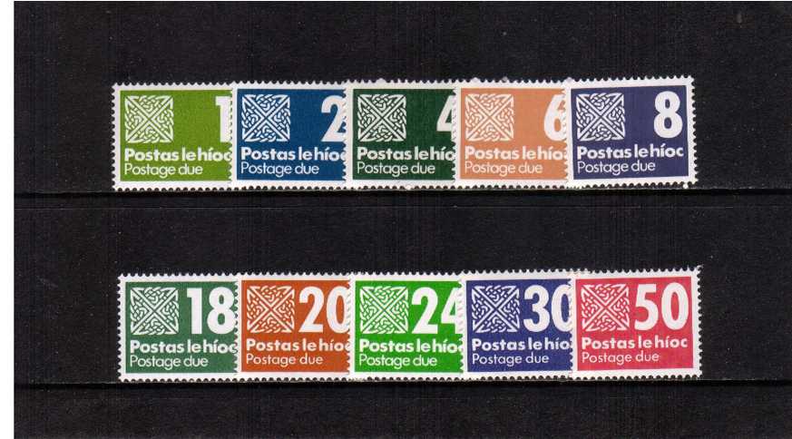 POSTAGE DUE  - New Designs set of ten superb unmounted mint.