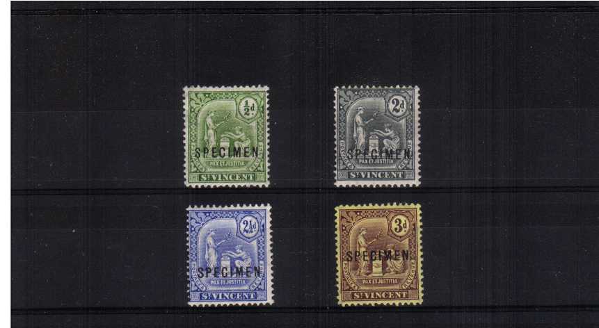 A good lightly mounted mint ''SPECIMEN'' set of four
<br/><b>AQG</b>