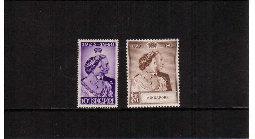 the 1948 Royal Silver Wedding set of two superb unmounted mint.<br/><b>SEARCH CODE: 1948RSW</b><br/><b>BBJ</b>