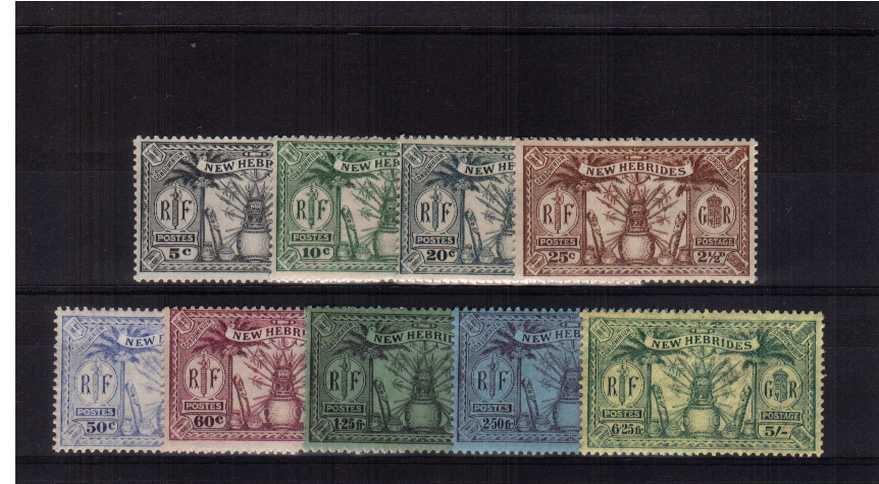 A superb unmounted mint set of nine.<br/><b>QDX</b>
