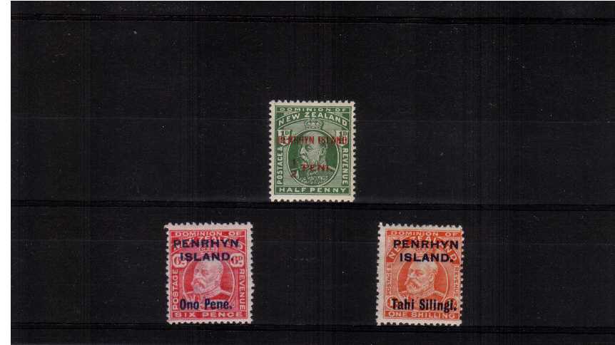 A superb unmounted mint set of three. Scarce unmounted!
<br/><b>ZKB</b>