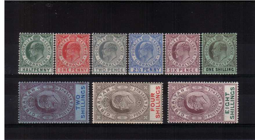 A fine lightly mounted mint set of nine.
<br/><b>ZKG</b>