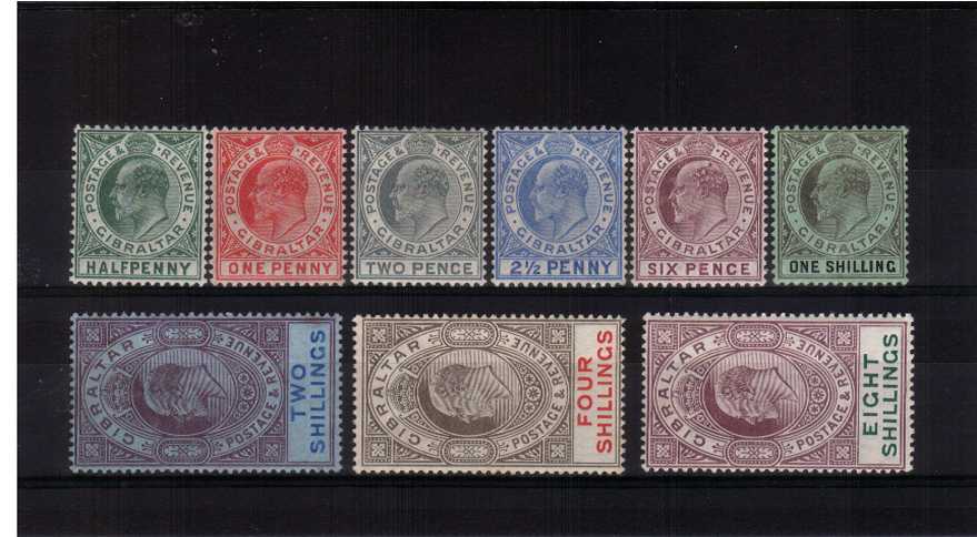 A fine lightly mounted mint set of nine.
<br/><b>ZKG</b>