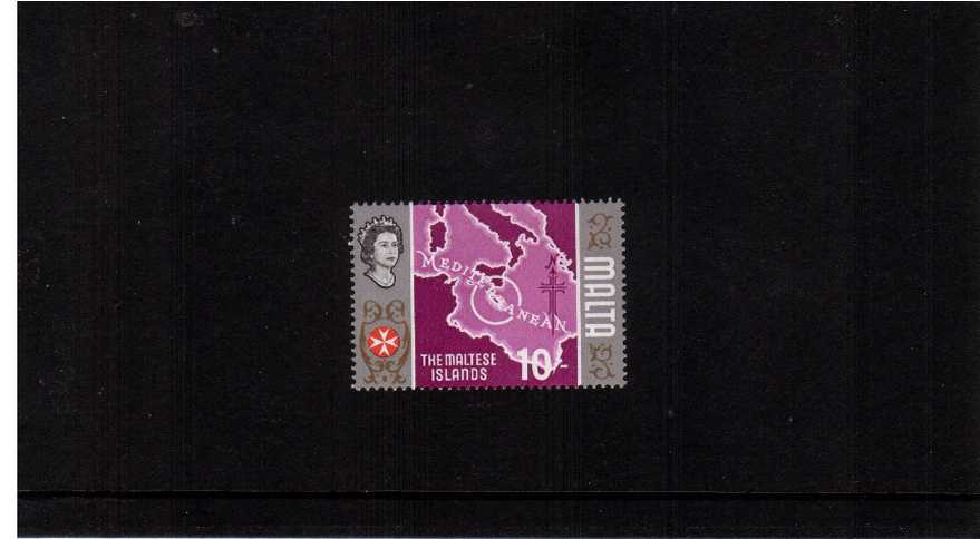 The 10/- definitive single showing ''GOLD (CENTRE) OMITTED''. A superb unmounted mint single.
<br/><b>ZKG</b>