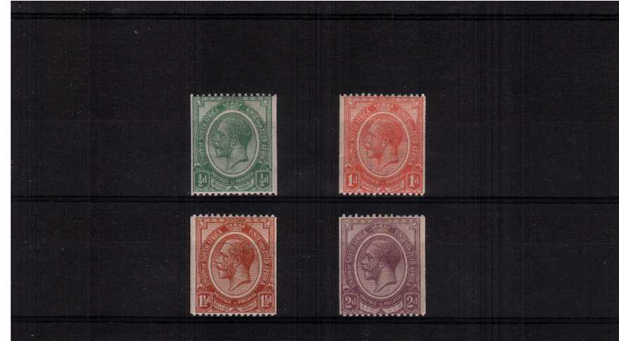 The coils complete set of four in fine lightly mounted mint condition.
<br/><b>QQY</b>