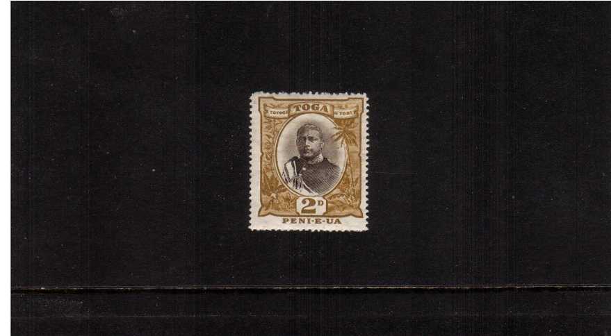 2d Sepia and Bistre - Type II<br/>
A good mounted mint single
<br/><b>ZKM</b>