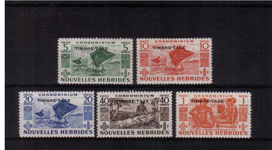 POSTAGE DUE set of five superb unmounted mint. A scarce seldom seen set.
<br/><b>UEUa</b>