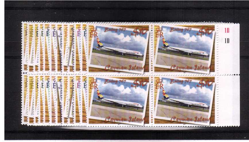 Transportation - A superb unmounted mint set of twelve in right side marginal blocks of four.
<br><b>ZKQ</b>